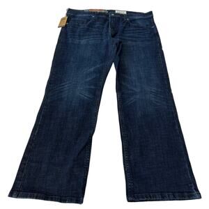 T.K. Axel Jeans Men's Slim Boot Stretch Bondi Dark Wash 5 Pocket Size 38x31 NWT